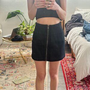Free people zip up skirt